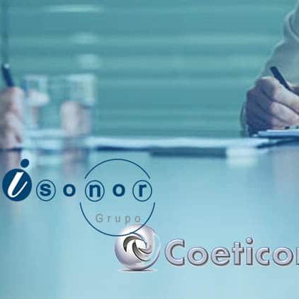 grupo isonor y coeticor firman acuerdo de colaboración
